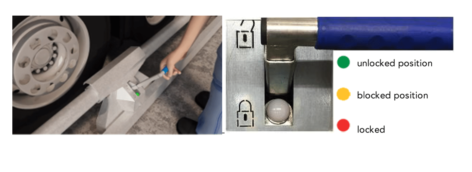 Vehicle Restraint – 503 Power Lock Surface Chock (Manual Restraint)